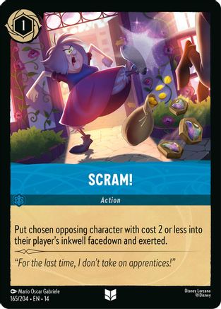 Scram! (165/204) - HCA - Uncommon