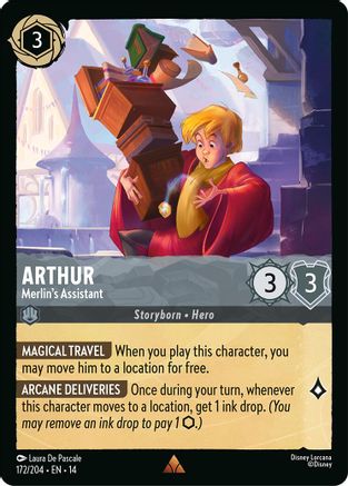 Arthur - Merlin's Assistant (172/204) - HCA - Rare