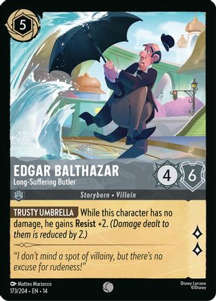 Edgar Balthazar - Long-Suffering Butler (173/204) - HCA - Common