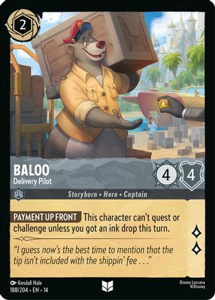 Baloo - Delivery Pilot (188/204) - HCA - Uncommon