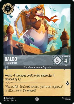 Baloo - Freight Pilot (191/204) - HCA - Common - Cold Foil