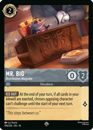 Mr. Big - Distribution Magnate (194/204) - HCA - Super Rare - Cold Foil