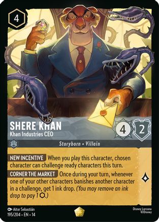 Shere Khan - Khan Industries CEO (195/204) - HCA - Legendary - Cold Foil