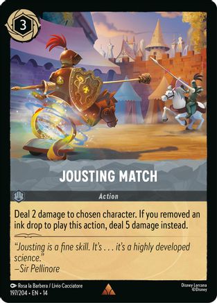 Jousting Match (197/204) - HCA - Rare - Cold Foil