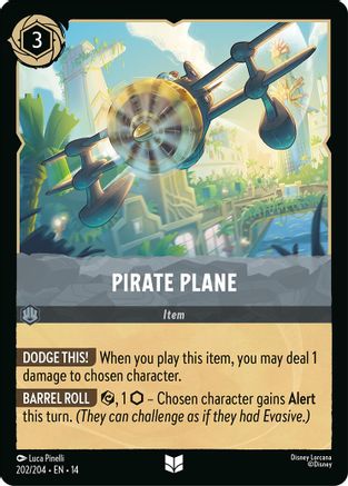 Pirate Plane (202/204) - HCA - Uncommon - Cold Foil