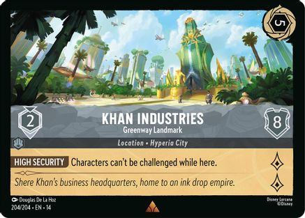 Khan Industries - Greenway Landmark (204/204) - HCA - Rare - Cold Foil