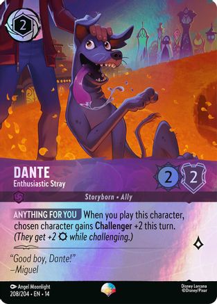 Dante - Enthusiastic Stray (Epic) (208/204) - HCA - Epic - Holofoil