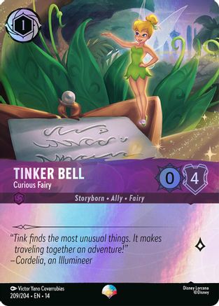 Tinker Bell - Curious Fairy (Epic) (209/204) - HCA - Epic - Holofoil