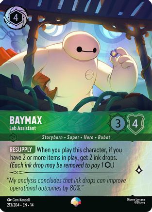 Baymax - Lab Assistant (Epic) (213/204) - HCA - Epic - Holofoil