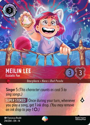 Meilin Lee - Ecstatic Fan (Epic) (214/204) - HCA - Epic - Holofoil