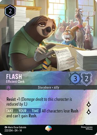 Flash - Efficient Clerk (Epic) (222/204) - HCA - Epic - Holofoil