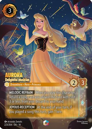 Aurora - Delightful Musician (Enchanted) (223/204) - HCA - Enchanted - Holofoil