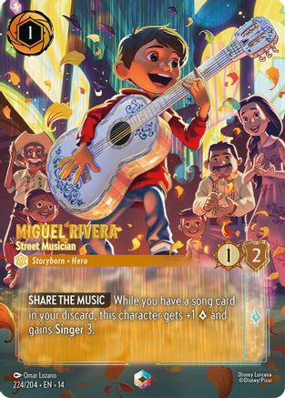Miguel Rivera - Street Musician (Enchanted) (224/204) - HCA - Enchanted - Holofoil