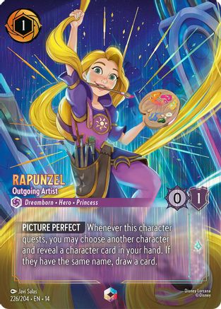 Rapunzel - Outgoing Artist (Enchanted) (226/204) - HCA - Enchanted - Holofoil