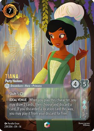 Tiana - Party Hostess (Enchanted) (239/204) - HCA - Enchanted - Holofoil
