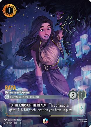 Raya - Determined Explorer (Enchanted) (240/204) - HCA - Enchanted - Holofoil