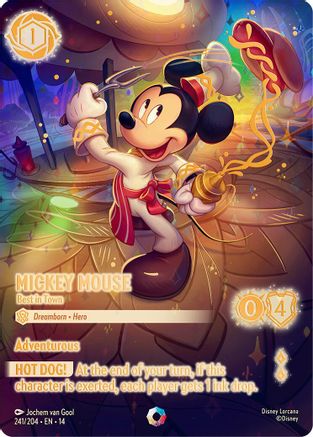 Mickey Mouse - Best in Town (Iconic) (241/204) - HCA - Iconic - Holofoil