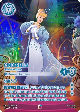 Cinderella - Unintentional Icon (Iconic) (242/204) - HCA - Iconic - Holofoil