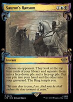 Sauron's Ransom (LTR-676) - rare: (Showcase) - Foil