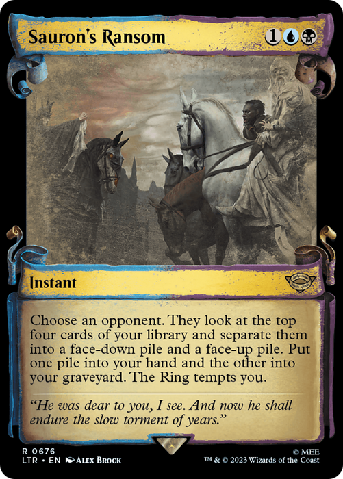Sauron's Ransom (LTR-676) - rare: (Showcase)