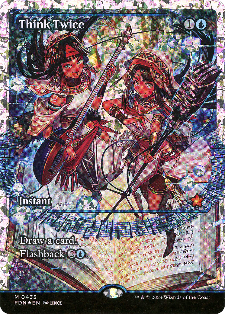 Think Twice (FDN-435) - mythic: (Showcase) - Foil