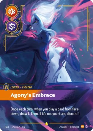 Evelynn, Agony's Embrace (Overnumbered) (175/167) - RAD - Showcase - Foil