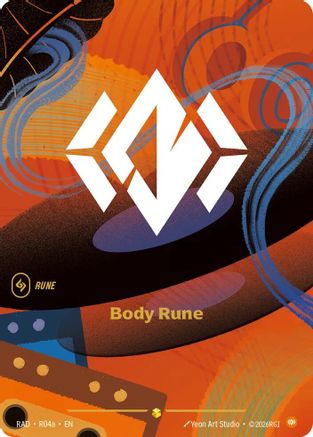 Body Rune (R04a) (R04a) - RAD - Showcase - Foil