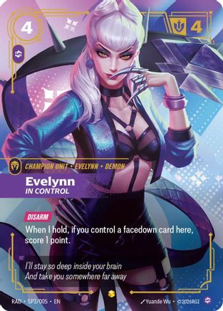 Evelynn, In Control (SP) (SP3/005) - RAD - Showcase - Foil