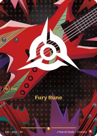 Fury Rune (R01a) (R01a) - RAD - Showcase - Foil
