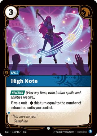 High Note (048/167) - RAD - Common - Foil