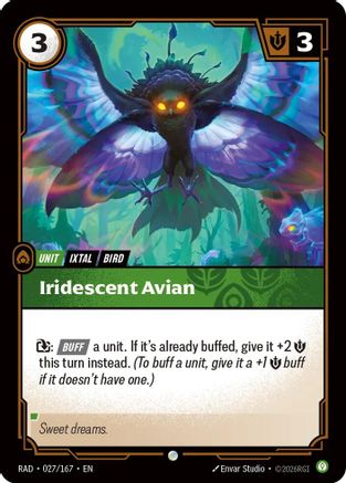 Iridescent Avian (027/167) - RAD - Common - Foil