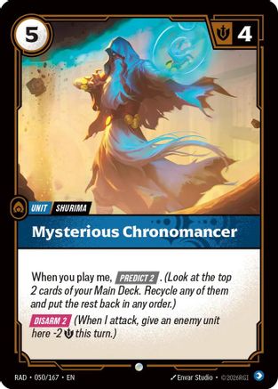 Mysterious Chronomancer (050/167) - RAD - Common