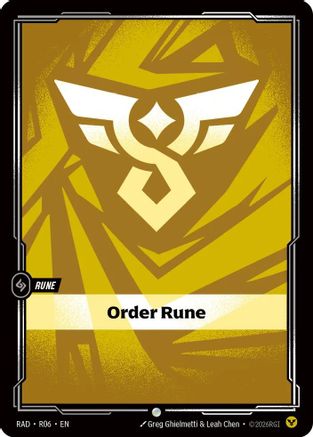 Order Rune (R06) - RAD - Common - Foil