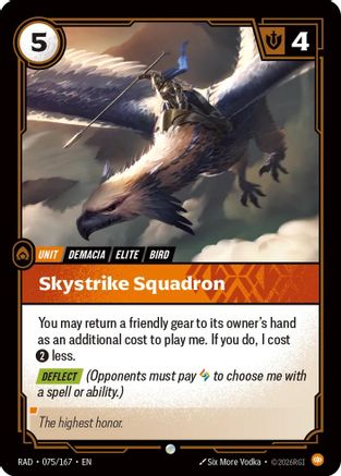 Skystrike Squadron (075/167) - RAD - Common - Foil