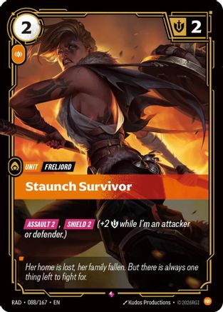 Staunch Survivor (088/167) - RAD - Rare - Foil