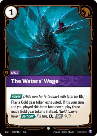 The Waters' Wage (100/167) - RAD - Common