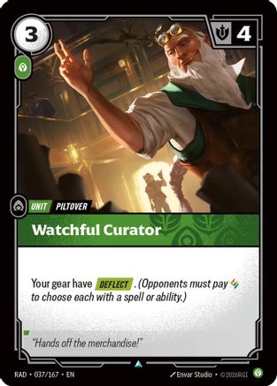 Watchful Curator (037/167) - RAD - Uncommon