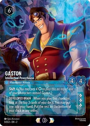 Gaston - Intellectual Powerhouse (5) - DLPC - Promo - Holofoil