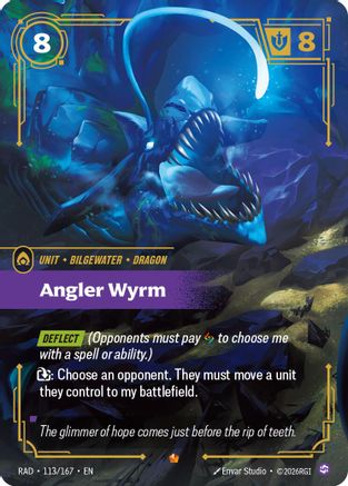 Angler Wyrm (113/167) - RAD - Epic - Foil