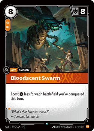 Bloodscent Swarm (080/167) - RAD - Uncommon - Foil
