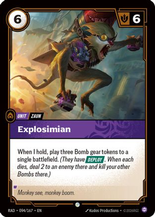 Explosimian (094/167) - RAD - Common - Foil