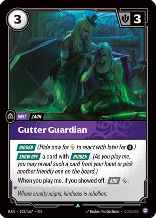 Gutter Guardian (103/167) - RAD - Uncommon