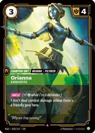 Orianna, Exquisite (042/167) - RAD - Rare - Foil