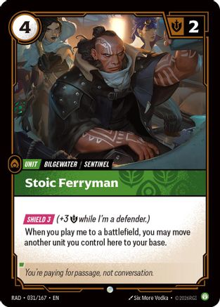 Stoic Ferryman (031/167) - RAD - Common - Foil