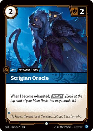 Strigian Oracle (053/167) - RAD - Common