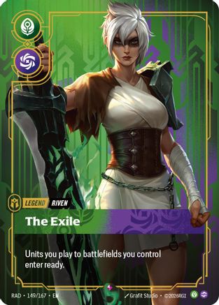 Riven, The Exile (149/167) - RAD - Rare - Foil