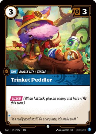 Trinket Peddler (054/167) - RAD - Common - Foil