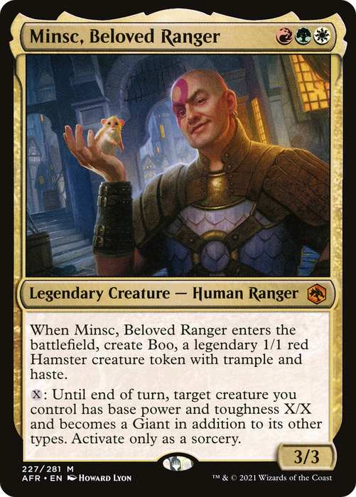 Minsc, Beloved Ranger (AFR-227) - mythic - Foil