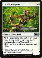 Leonin Vanguard (M19-022) - uncommon