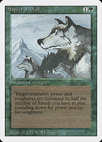 Aspect of Wolf (3ED-186) - rare